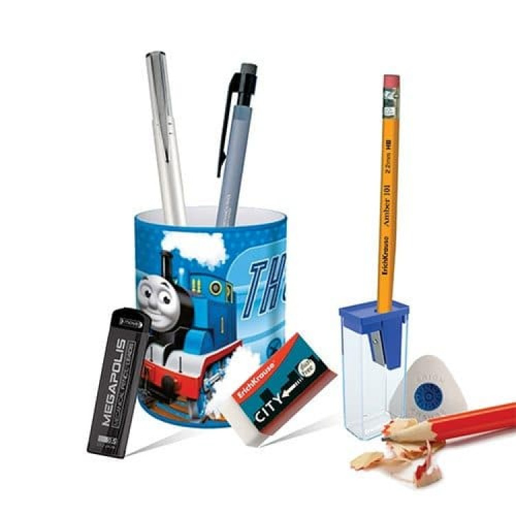 Pencils, Refills, Sharpeners and Rubbers