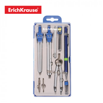 Set of drawing instruments Erichkrause COLLEGE 9 items