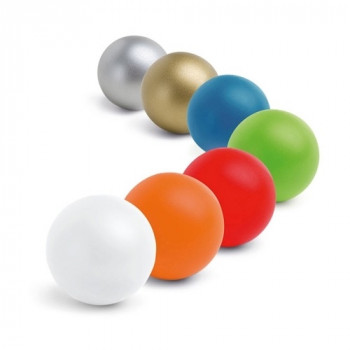 Ball shaped stress reliever in PU foam. ø50 mm