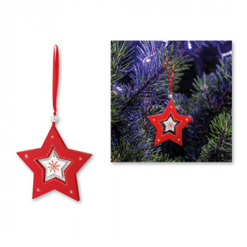 STAR CHARM Christmas hanging decoration