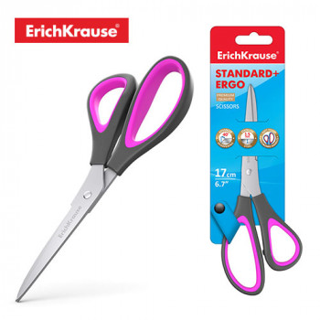 Scissors ErichKrause® Standard+ Ergo, 17 cm