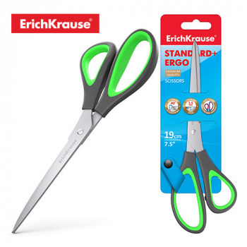Scissors ErichKrause® Standard+ Ergo, 19 cm