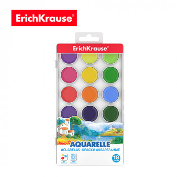 Watercolors ErichKrause® 18 colors