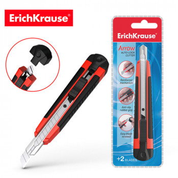 Cutter auto-lock ErichKrause® Arrow, 9 mm