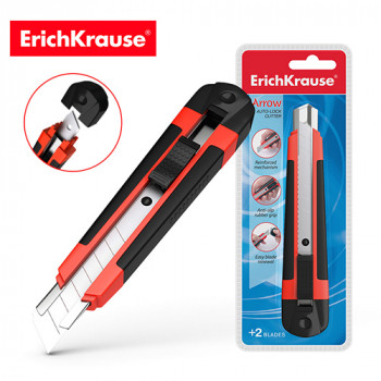 Cutter auto-lock ErichKrause® Arrow, 18 mm