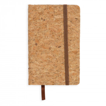 Notebook cork cover A6 , 80 sheets with lines