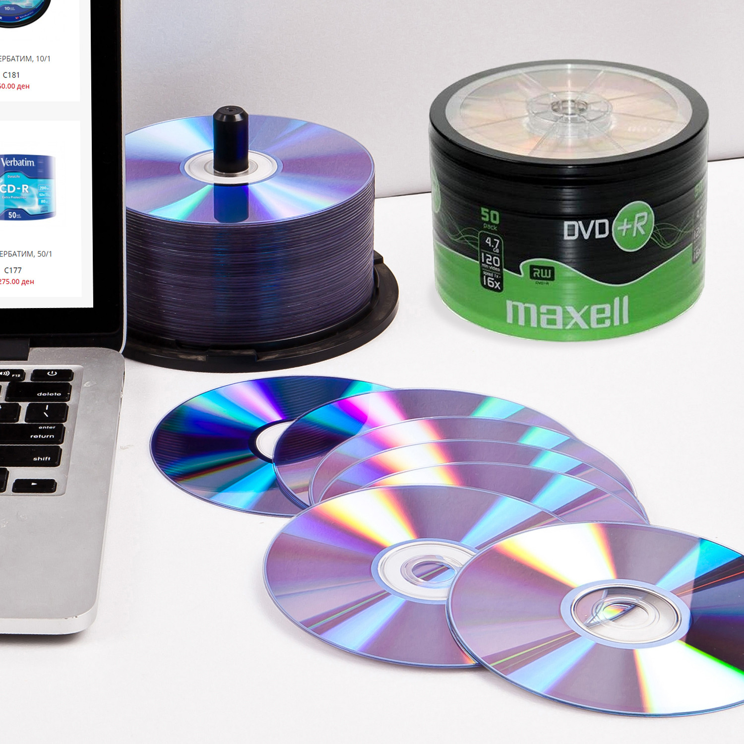CD-R and CD boxes