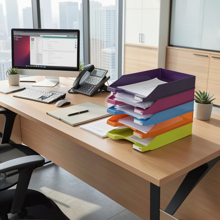 Letter tray DIN A4/C4, stackable,