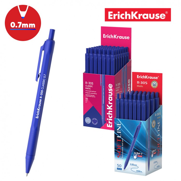 Retractable ballpoint pen R-305