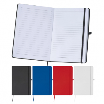 Notebook with lined pages A5