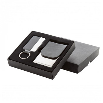 Card holder and keychain set Sesto