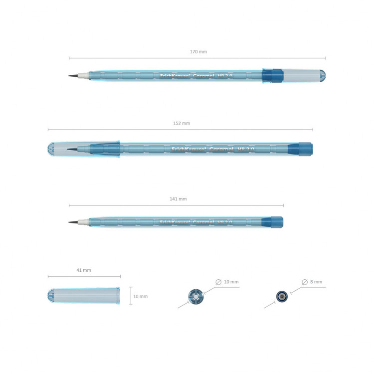 Push point pencil ErichKrause&reg; Caramel 1.5 mm