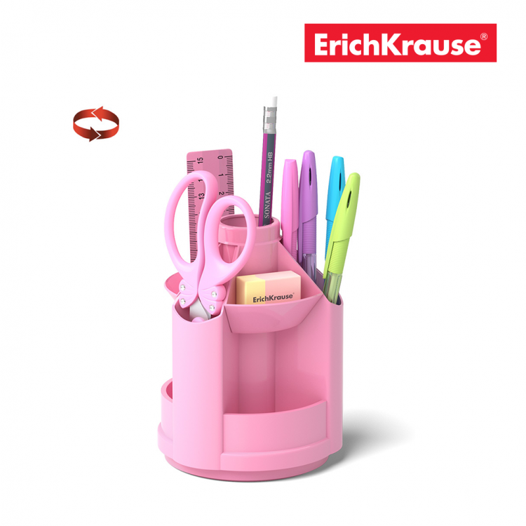 Desk Organizer Pastel Pink