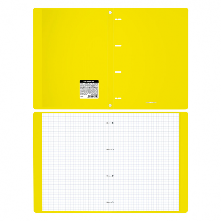 Папка со 4 прстени+тефтер 80л. Класик Erich Krause
