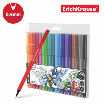 Fineliners ErichKrause&reg; 18 colors
