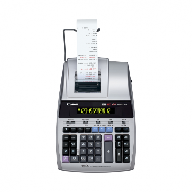 Canon Printing Calculator MP1211, with paper tape, LTSC Office Printing