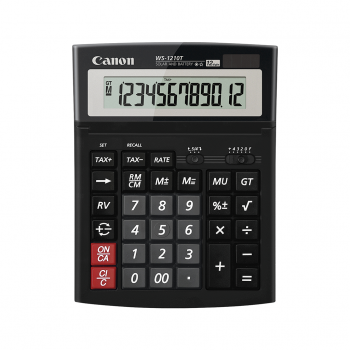 Canon Desktop Calculator WS-1210T, black