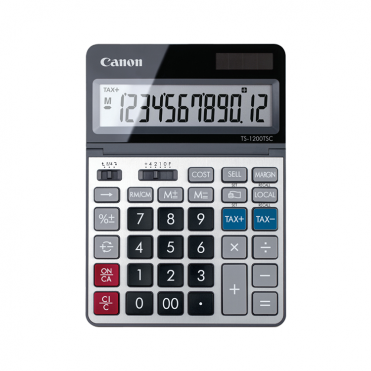 Canon Desktop calculator TS-1200TSCDBL, 12 digits, grey