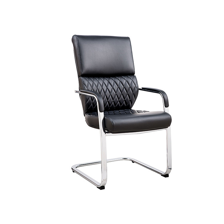 RFG Grande M Visitor Chair, eco-leather, black, 2 pcs. in a set