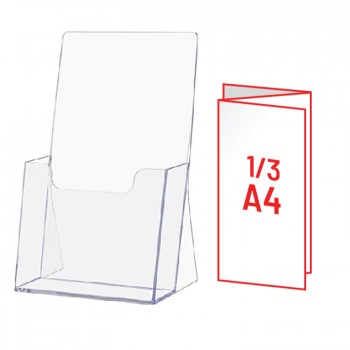 holder for brochures, vertical 1/3 А4