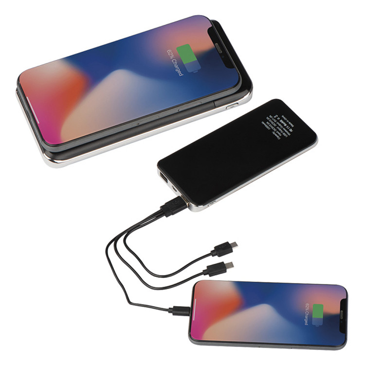 Power bank 8000 mAh induction