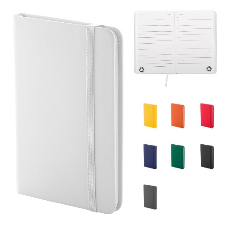 notebook A6 with 100 lined sheets in recycled paper