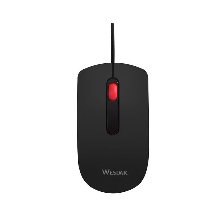 Mouse Wesdar X18, optical, wired, black