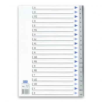 PVC DIVIDERS A-Z