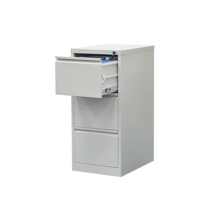 Kardex, metal, 1 x 3 drawers, 45 x 62 x 103.1 cm