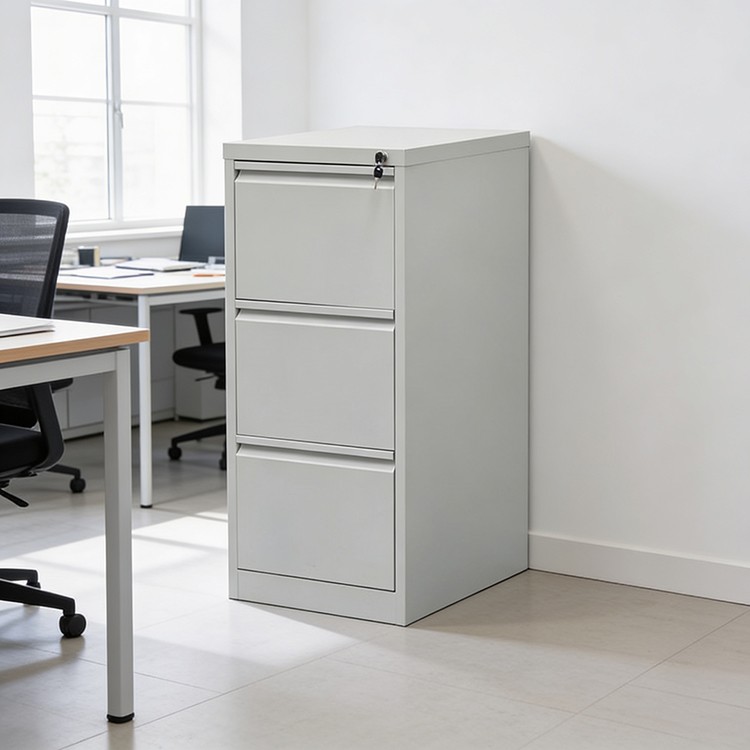 Kardex, metal, 1 x 3 drawers, 45 x 62 x 103.1 cm