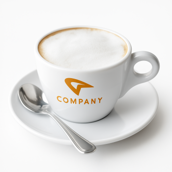 Чаша за макијато, сет 6/1 со принт во една боја