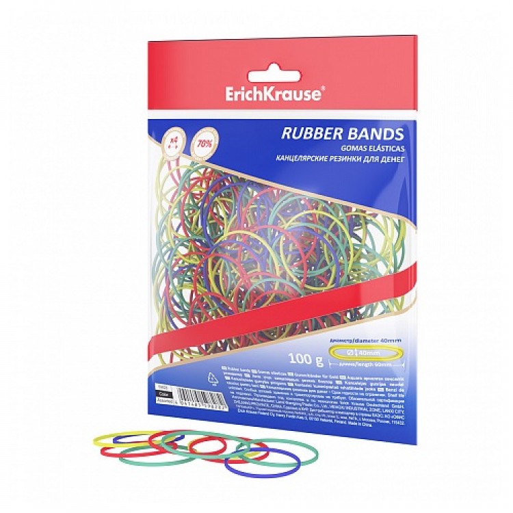 Rubber bands ø40mm / length 60mm assorted 