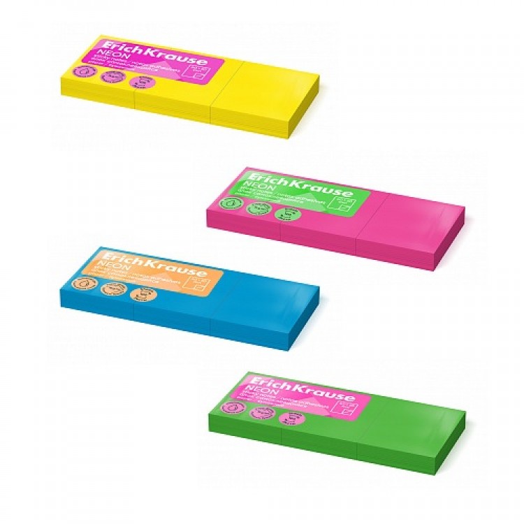 Sticky notes Neon, 50х40 mm, 300 sheet