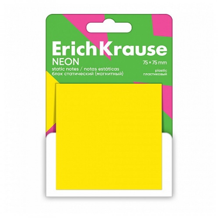 Static notes Neon, 75х75mm, 50 sheet