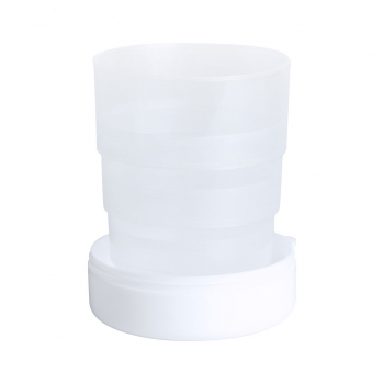 Plastic foldable cup with box 220 ml