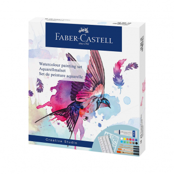 Боици водени 1/18 Faber Castel, 5мл со шаблон
