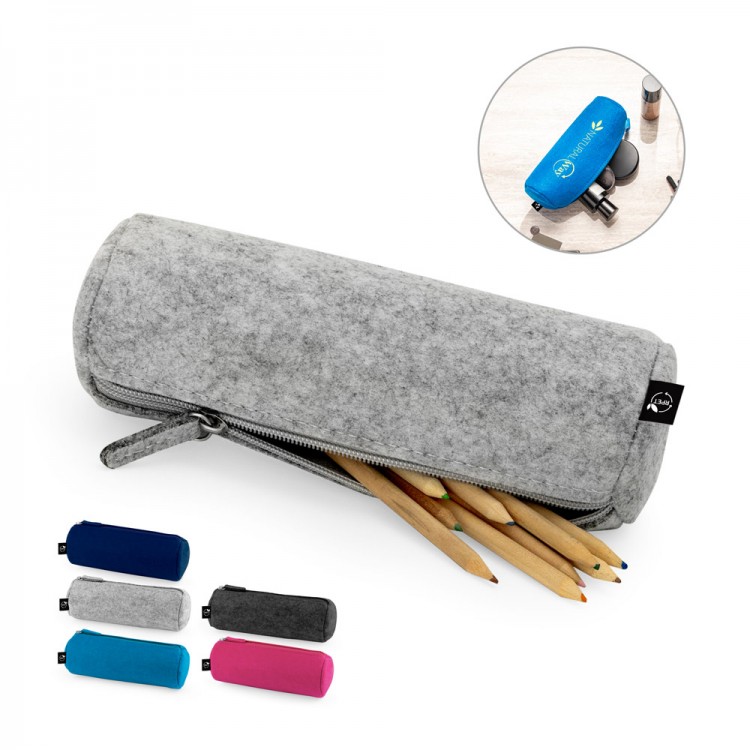 Multi-purpose case made of recycled felt (100% rPET)