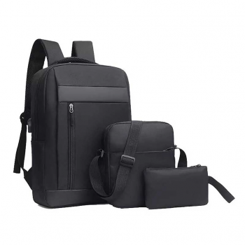 Casablanca Laptop backpack, bag and toiletry bag set, 3 in 1,