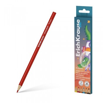 Triangular color pencils ErichKrause® 6 colors