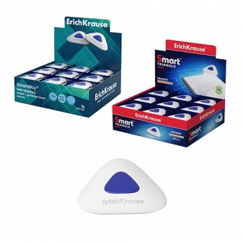 Eraser with centering SmartWay Mini Triangular ErichKrause