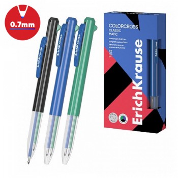 Retractable ballpoint pen 3in1 Colorcross Matic