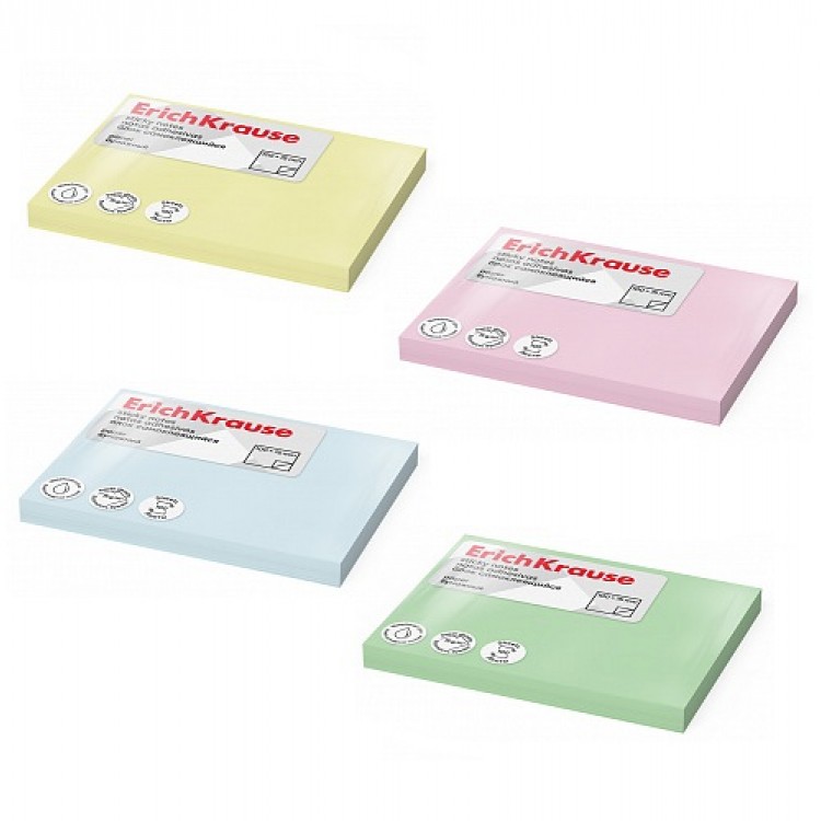 Самолепливи ливчиња 75х100 во боја Пастел