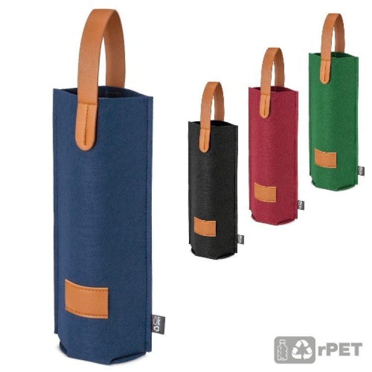FELT WINE BAG, RPET 