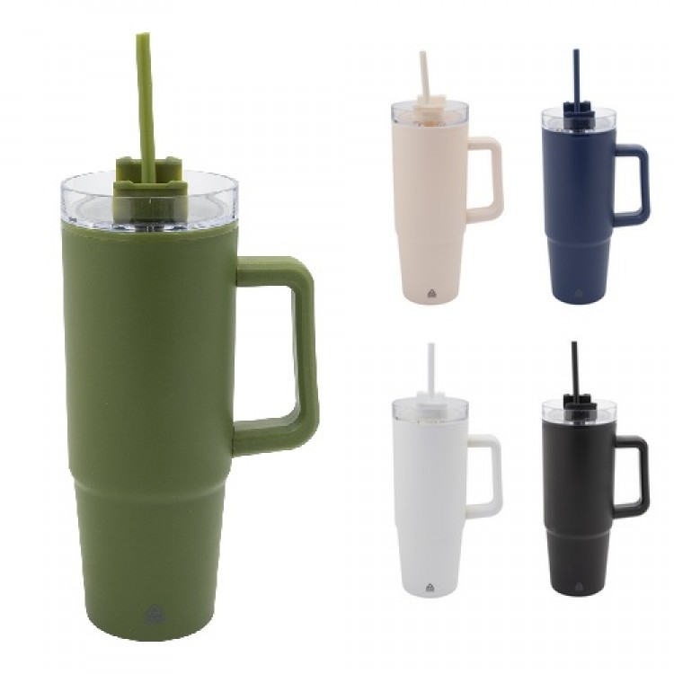 Еко термос 900мл, рециклиран пластика