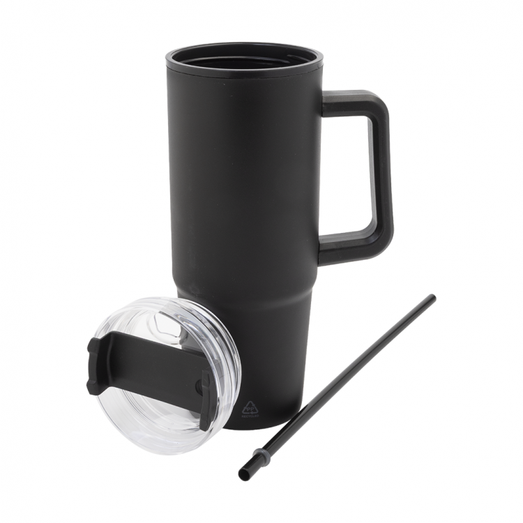 Еко термос 900мл, рециклиран пластика