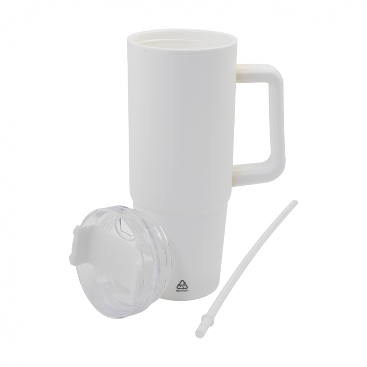 Еко термос 900мл, рециклиран пластика