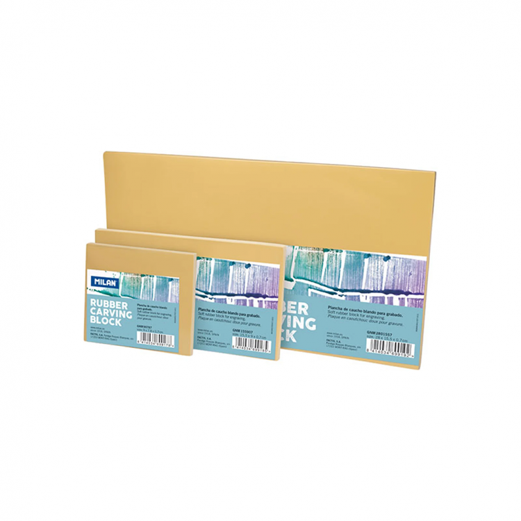 Плоча за линорез 155x90x7mm, гумен