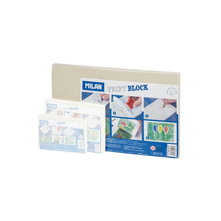 Плоча за линорез 280x155x7mm, гумен