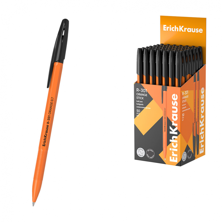 Ballpoint pen R-301 Stick Orange Erich Krause