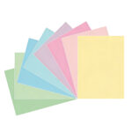 Хартија во боја, светли нијанси, 1/100